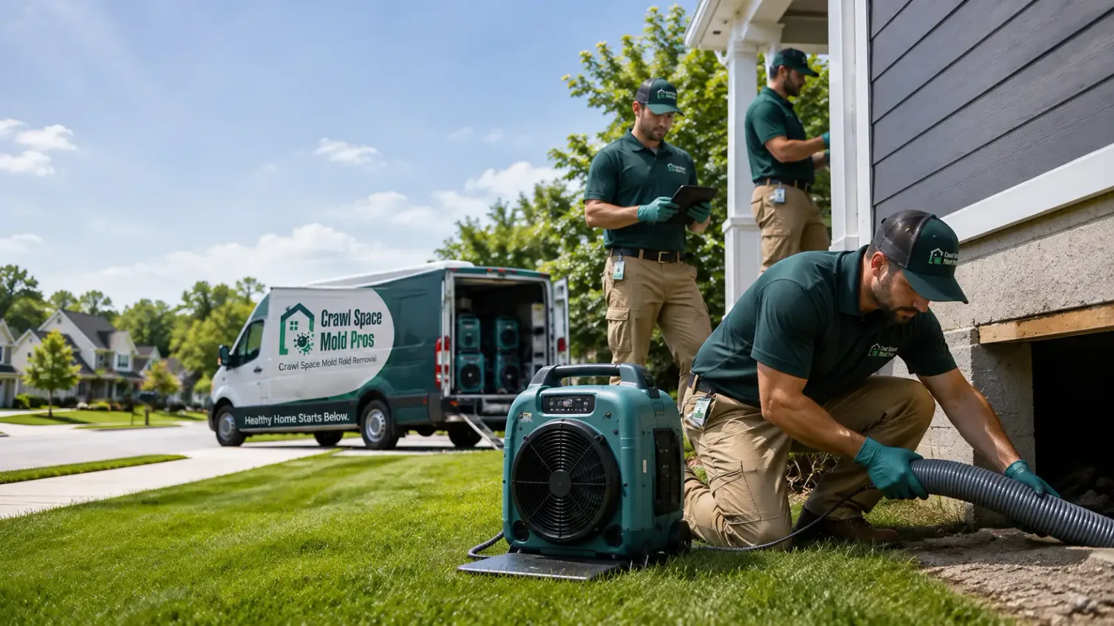 Crawl Space Mold Removal in Steinauer, NE
